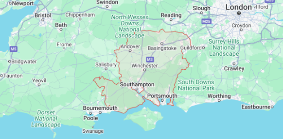Mobile Mechanic in the Hampshire area (map)